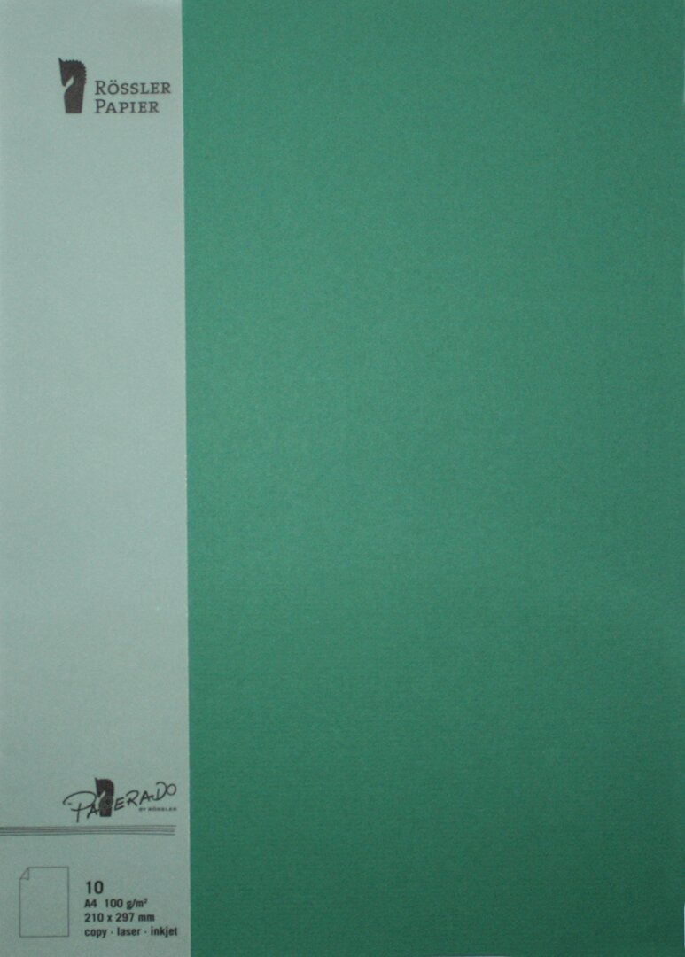 Folha A4 100 g/m² Rossler verde azevinho 1