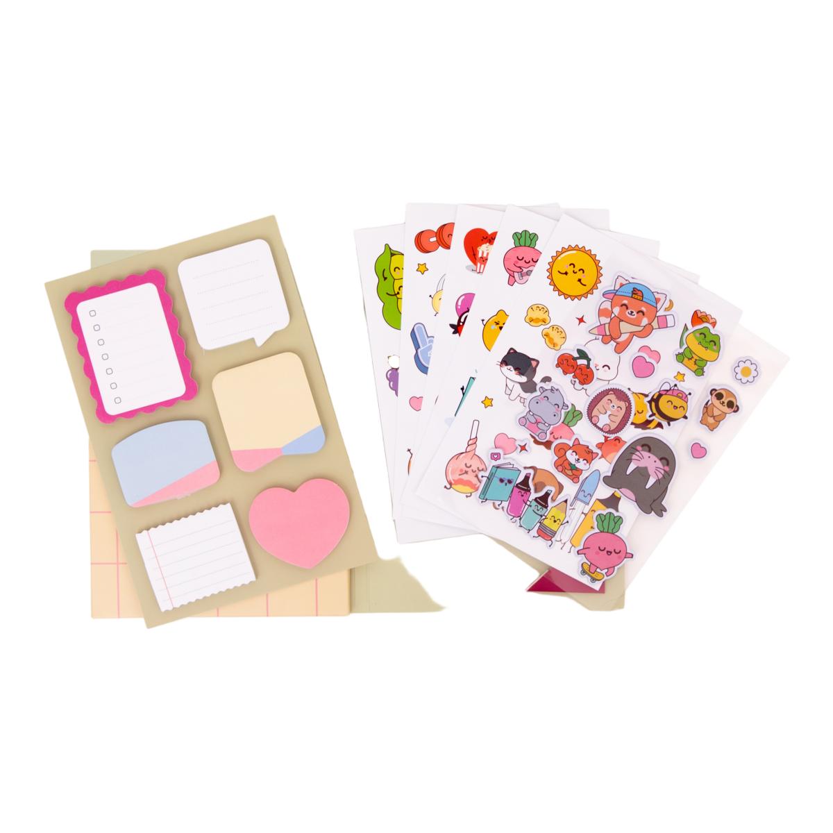 Pegatinas y notas adhesivas Mr Wonderful Let’s stick around together Multicolor-4