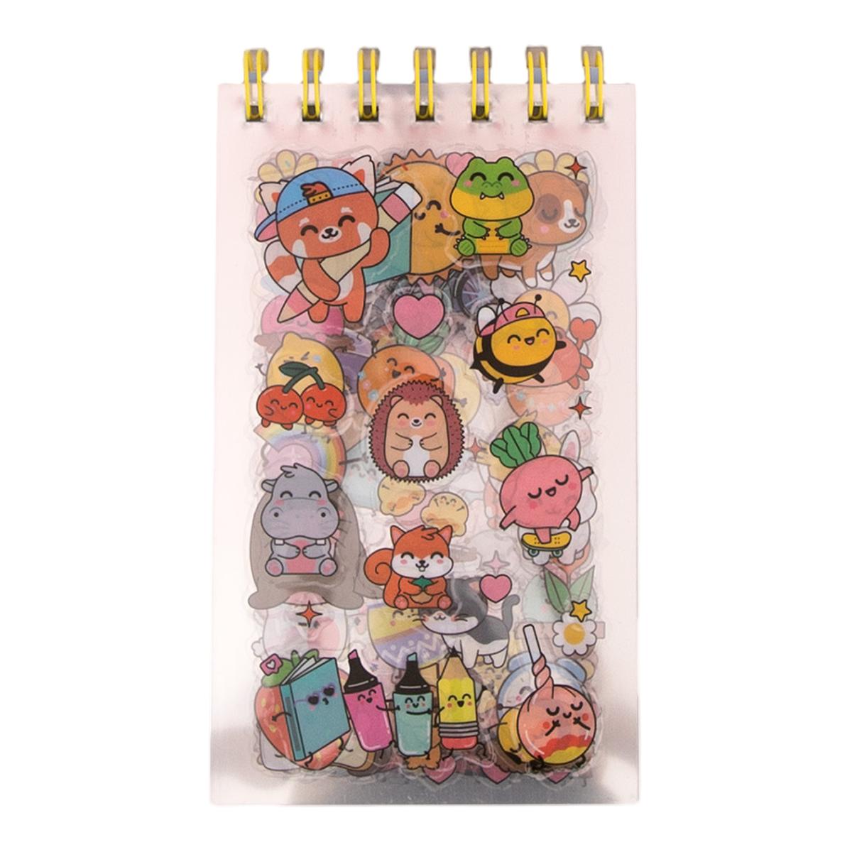 Bloc de pegatinas transparentes Mr Wonderful Stick and decorate Multicolor-3