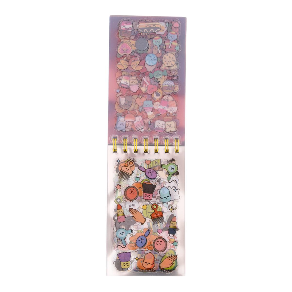 Bloc de pegatinas transparentes Mr Wonderful Stick and decorate Multicolor-4