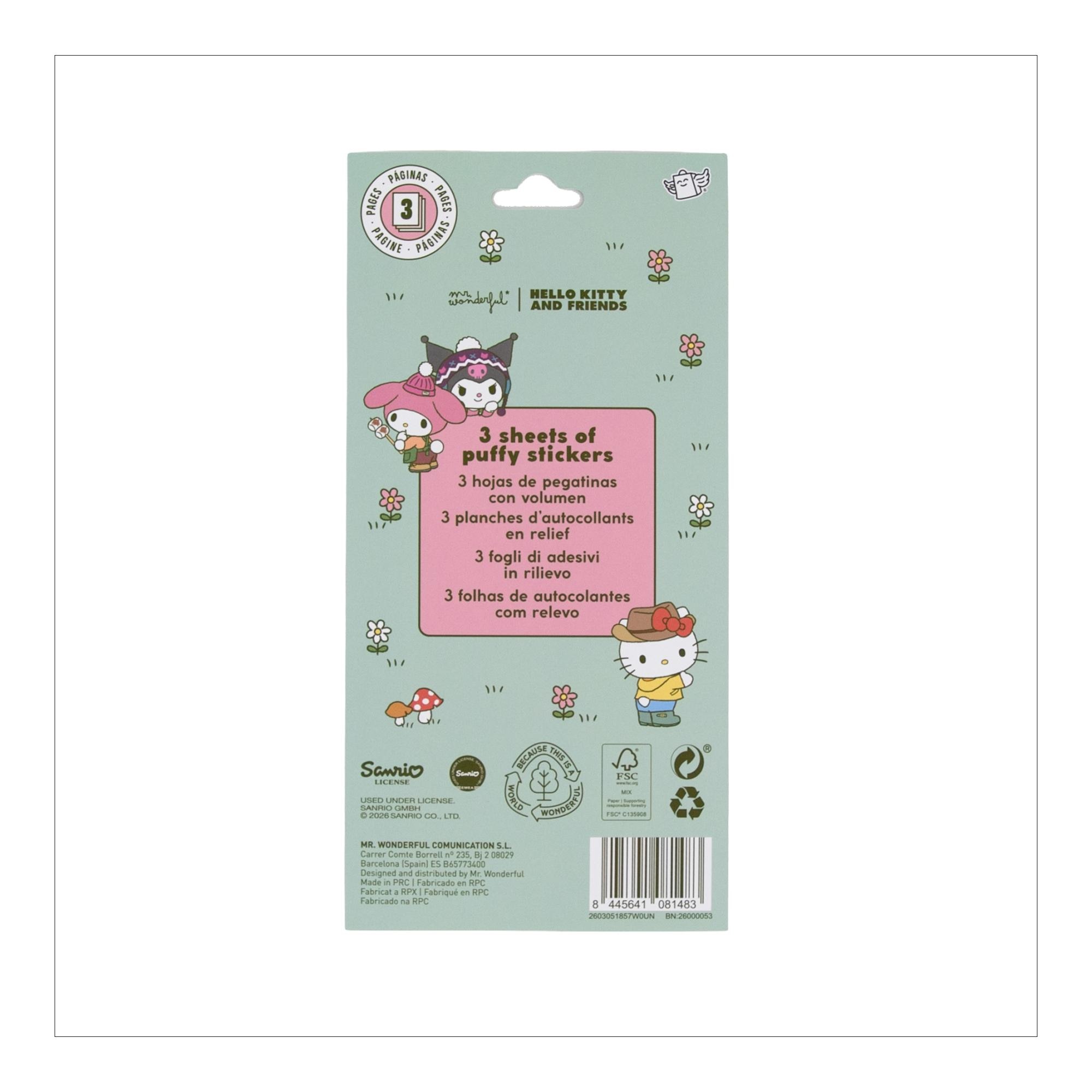 Pegatinas Mr.Wonderful Hello Kitty & friends Multicolor-2