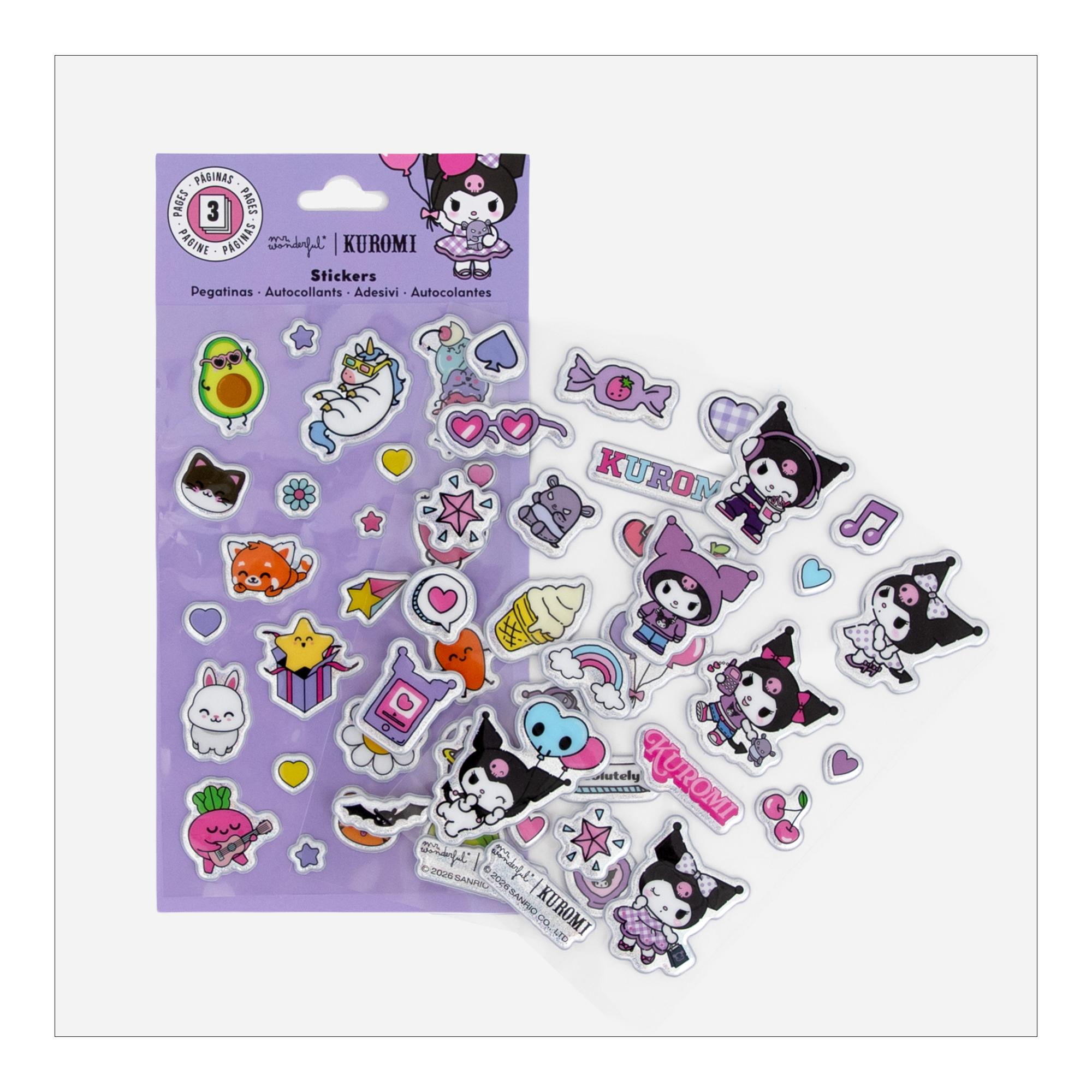 Pegatinas Mr.Wonderful Kuromi Multicolor-3