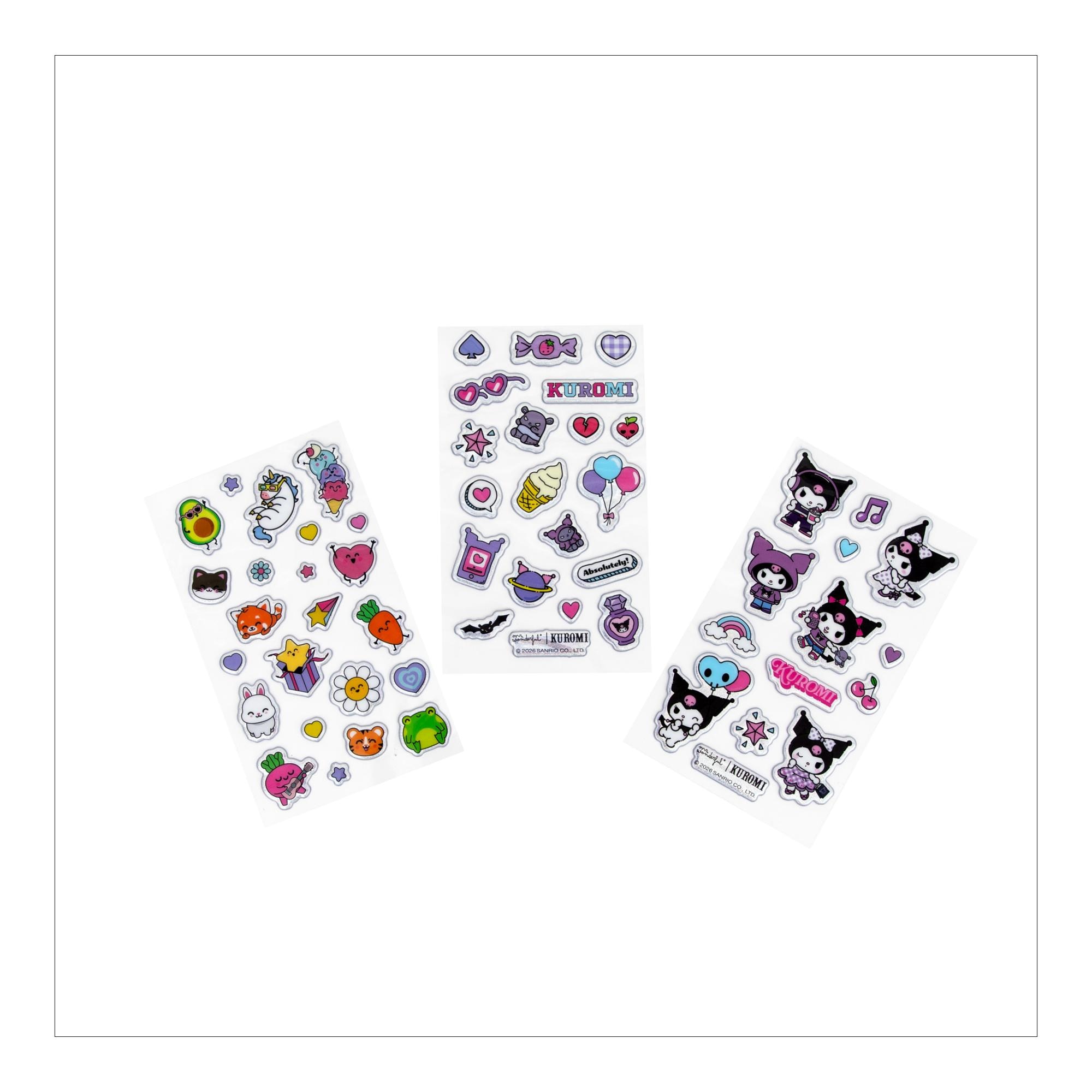 Pegatinas Mr.Wonderful Kuromi Multicolor-4