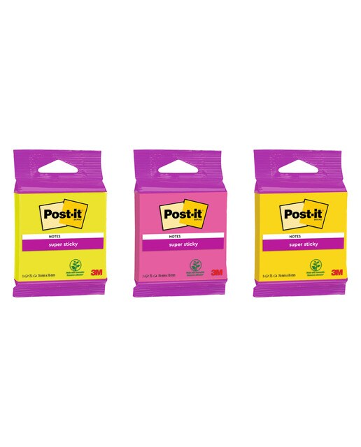 Imagen 0 de Notas Super Sticky bloc Post-it surtido