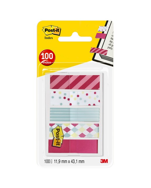 Marcadores Index Pequenos 1/2" Primavera Post-it 1
