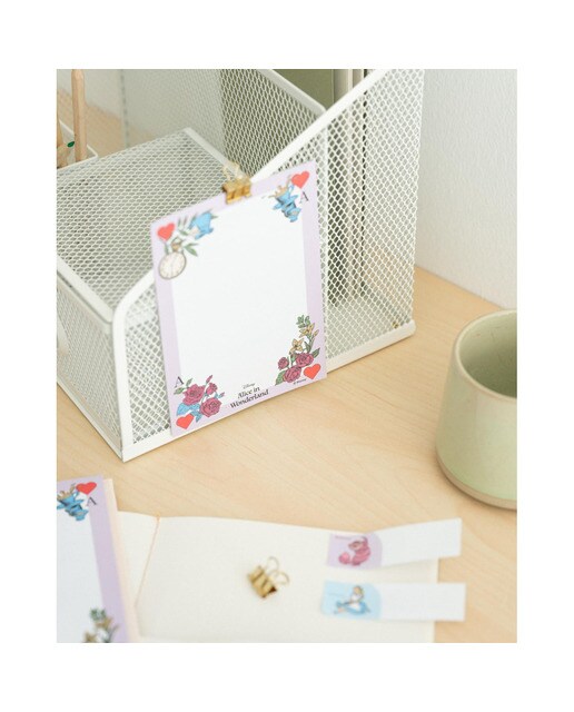 Bloco de Notas Adesivas Disney Alice no País das Maravilhas - Cor de rosa Rosa / Branco-4