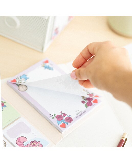 Bloco de Notas Adesivas Disney Alice no País das Maravilhas - Cor de rosa Rosa / Branco-6