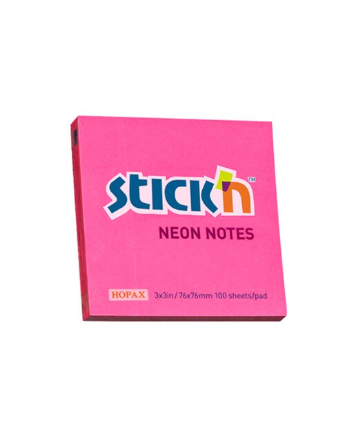 Imagem 0 de Bloco de Notas Adesivas 76x76 mm - Fucsia