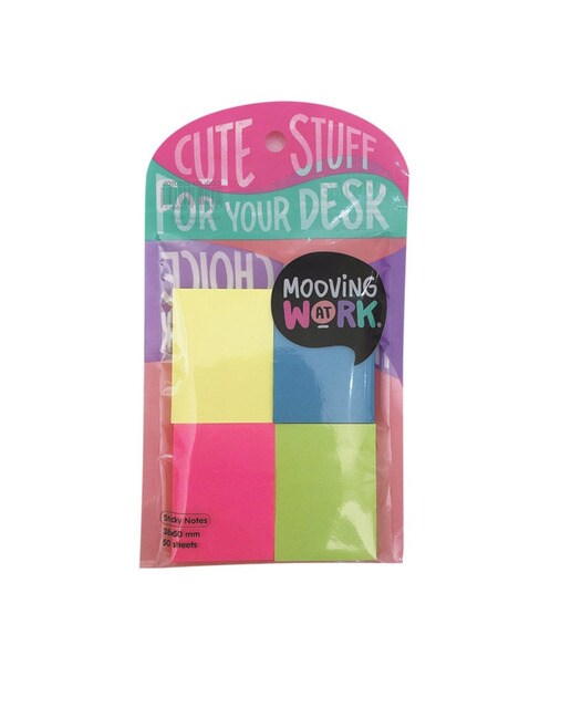 Notas adesivas 38x50 4x50 folhas Mooving Multicolor-1