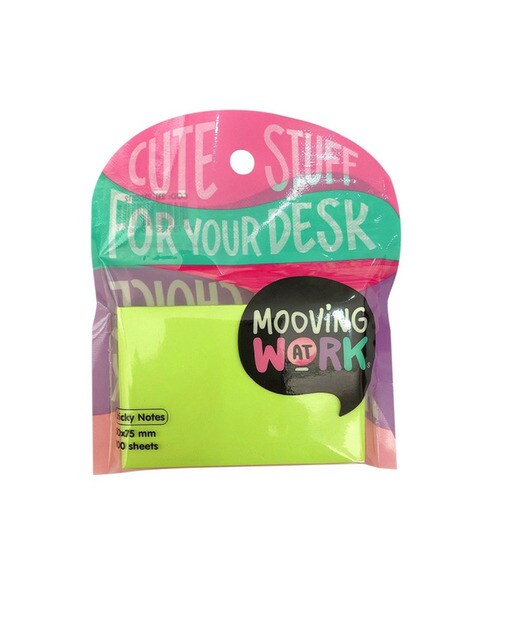 Notas adesivas 50x75 100 folhas Mooving Multicolor-3