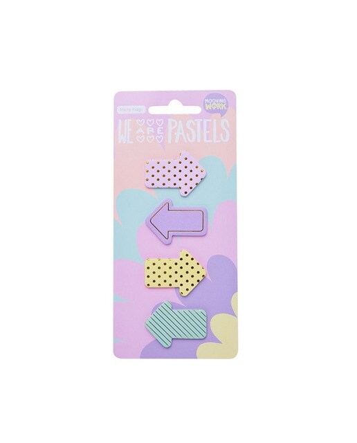 Notas adesivas setas em tons pastel Mooving Multicolor-1