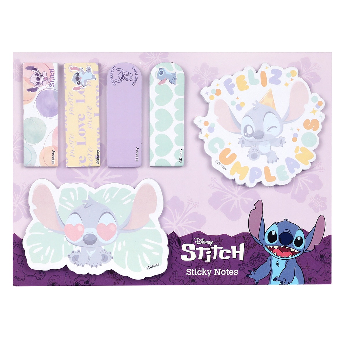 Notas adhesivas Stitch Coolpack Violeta 1