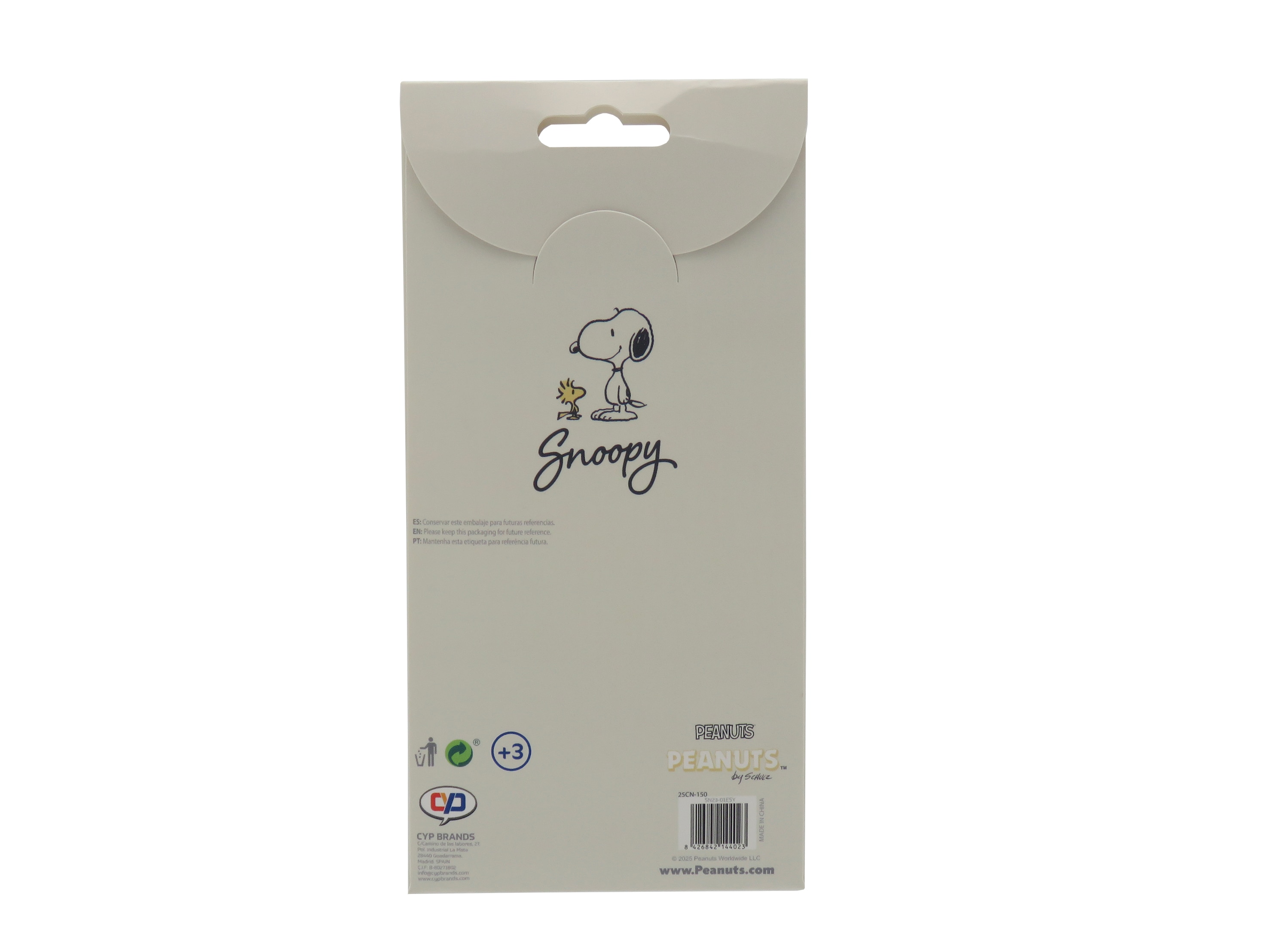 Pack de Notas Adesivas Snoopy Bege-2