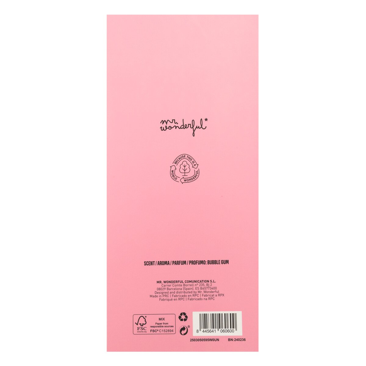 Blocos de notas Mr Wonderful: perfumados 2