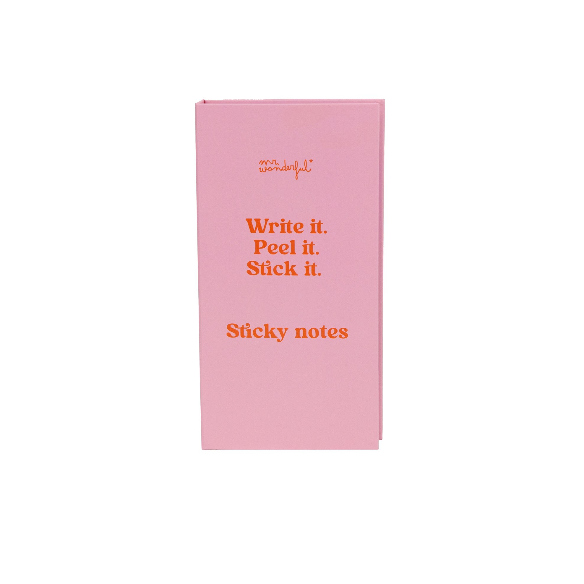 Imagem 0 de Conjunto de notas adesivas Mr Wonderful:Write it. Peel it. Stick it
