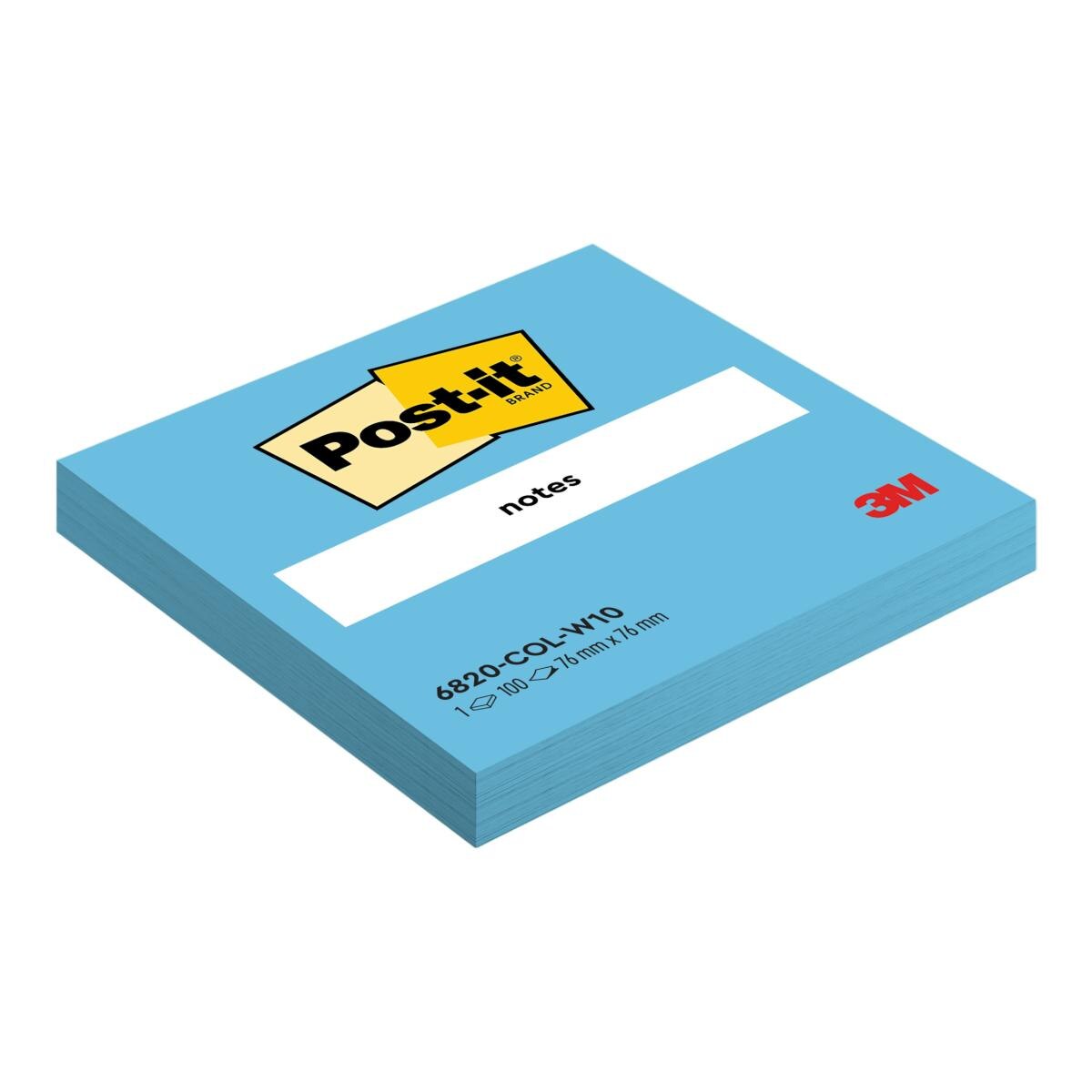 Imagem 0 de Notas autoadesivas Post-it, cores Sortidas de 76 x 76 mm. 100 Folhas por bloc.