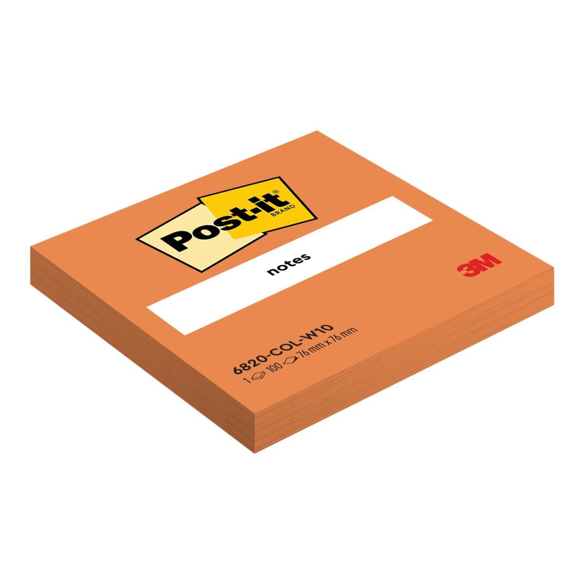 Notas autoadesivas Post-it, cores Sortidas de 76 x 76 mm. 100 Folhas por bloc Multicolor-5