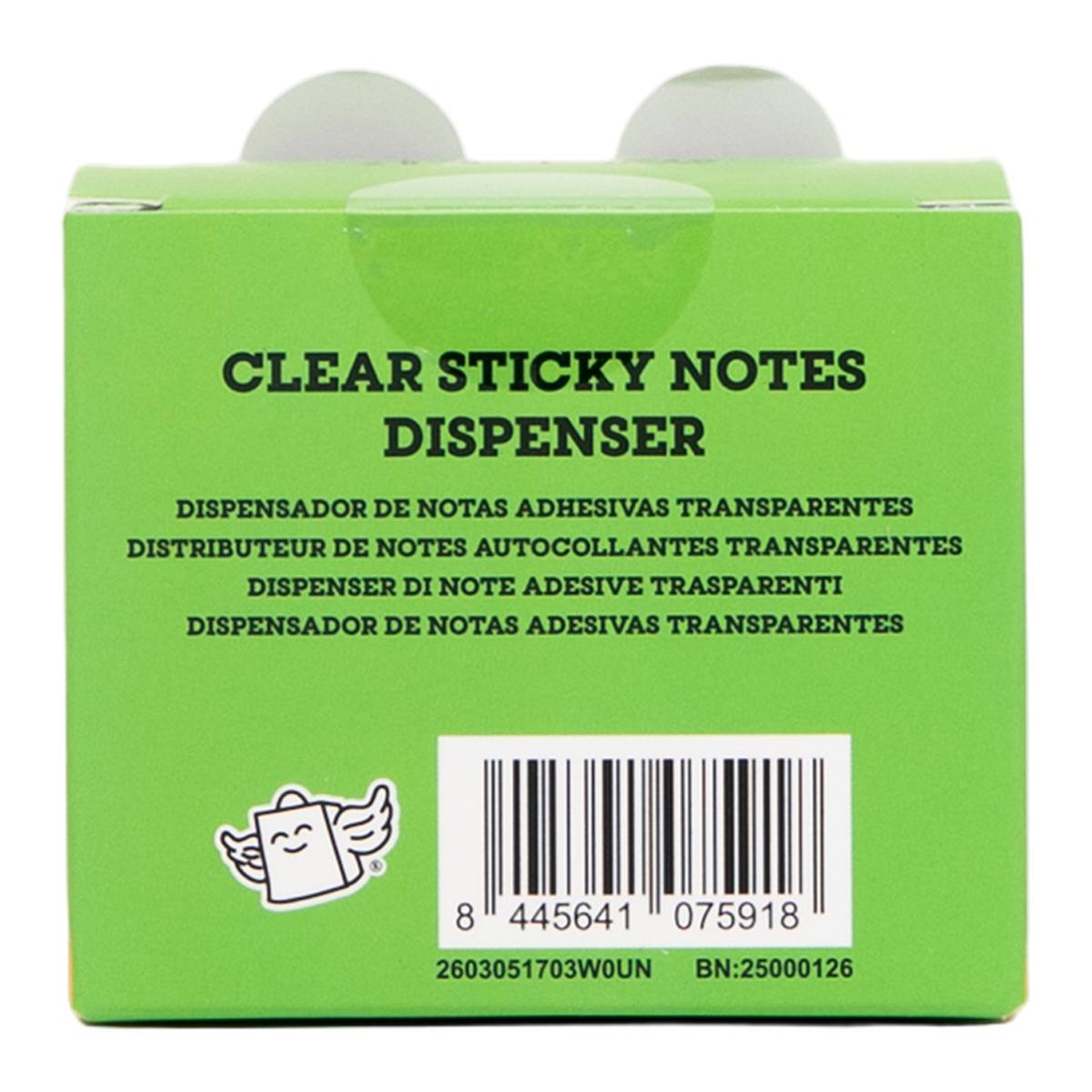 Dispensador de notas adhesivas transparentes Mr Wonderful Cocodrilo Multicolor-2