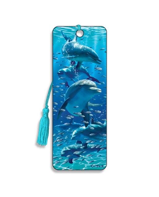 Marcador de Páginas 3D Dolphins 1