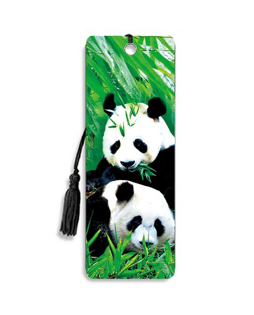 Marcador de Páginas 3D com Borla Pandas Catwalk-669 - Multicolor Multicolor-1