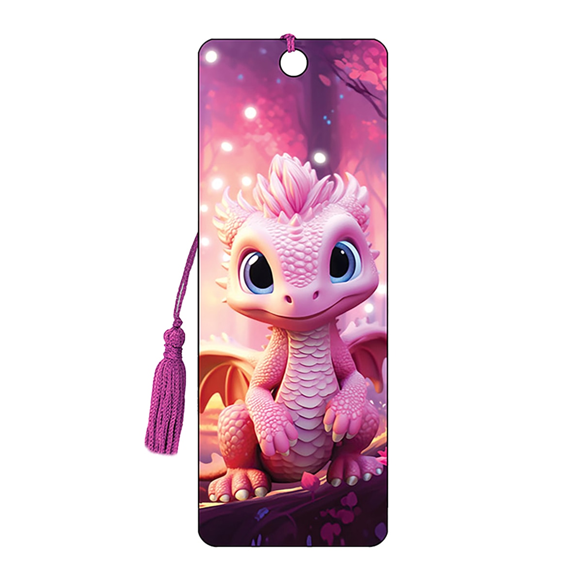 Imagem 0 de Marcapáginas 3D com Borla Dragon Rosa  Catwalk-669 multicor