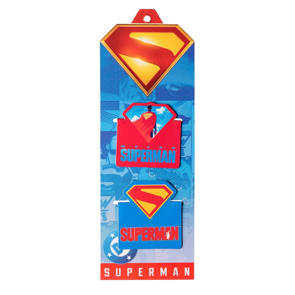 Imagen 0 de Magnetic bookmark x2  Superman Mooving