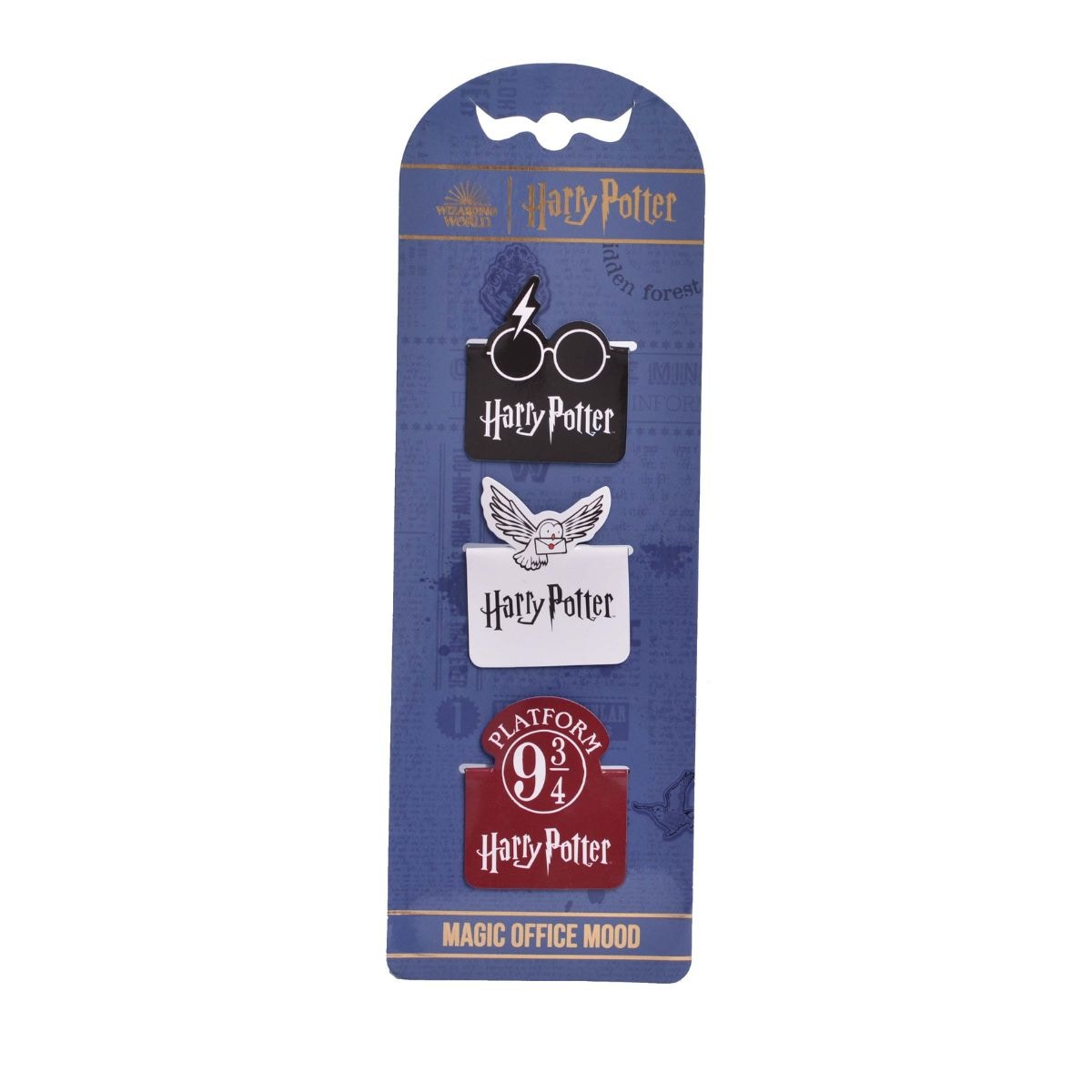 Magnetic bookmarks x 3 Harry Potter Mooving 1