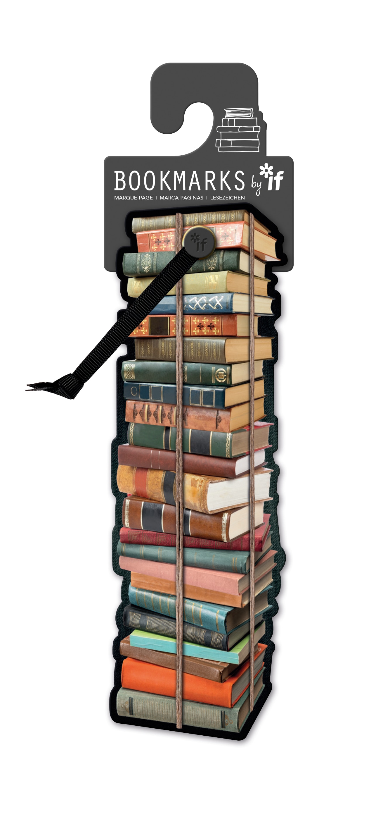 Imagem 0 de Marcador de livros com Imágens e Citas Inspiradoras Pilha de Livros Catwalk-669 Multicolor