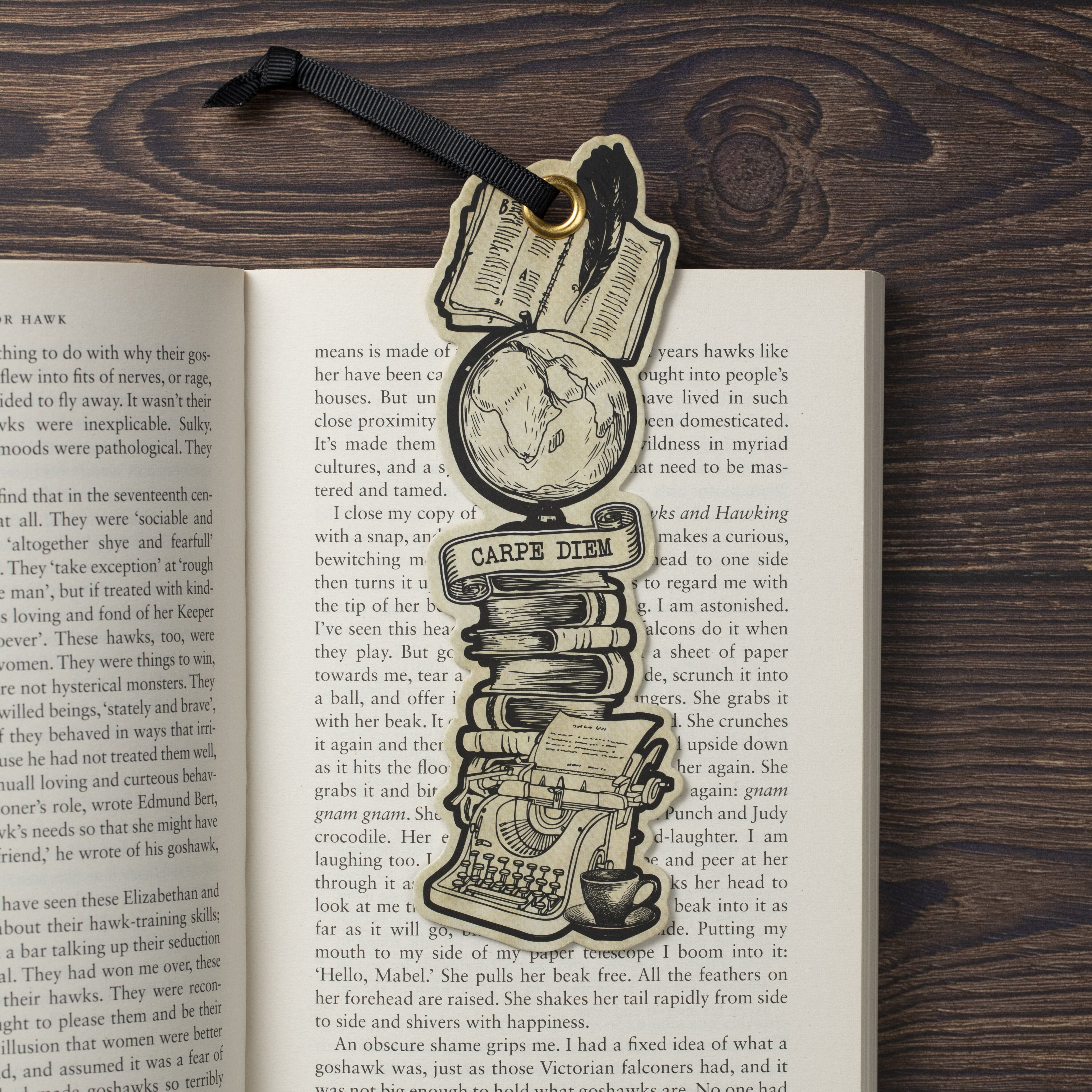 Marcador de livros com Imágens e Frases Inspiradoras Carpe Diem Catwalk-669 Multicolor Multicolor-4