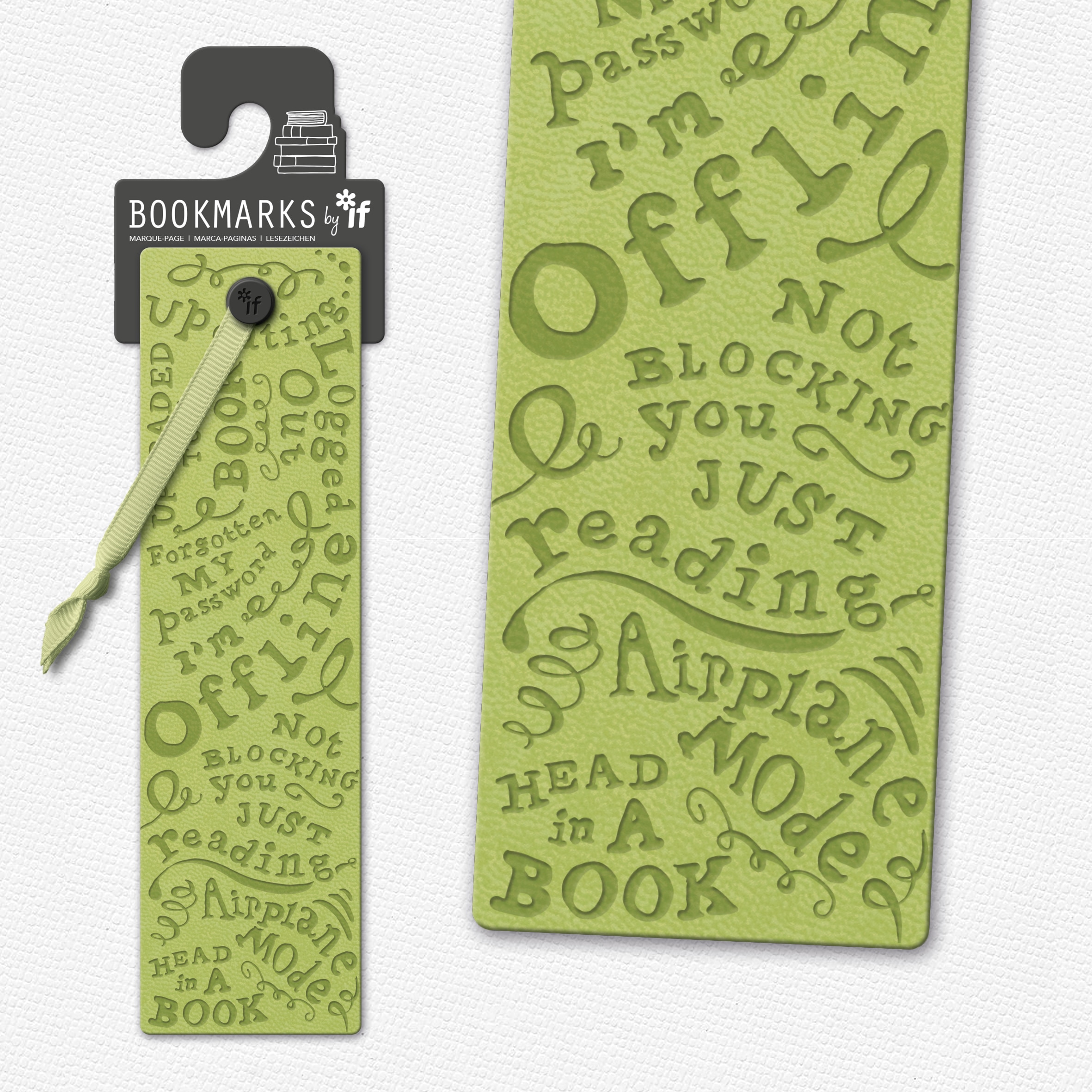 Marcador de livros tipografia literária Desconectado Catwalk-669 Multicolor Multicolor-2