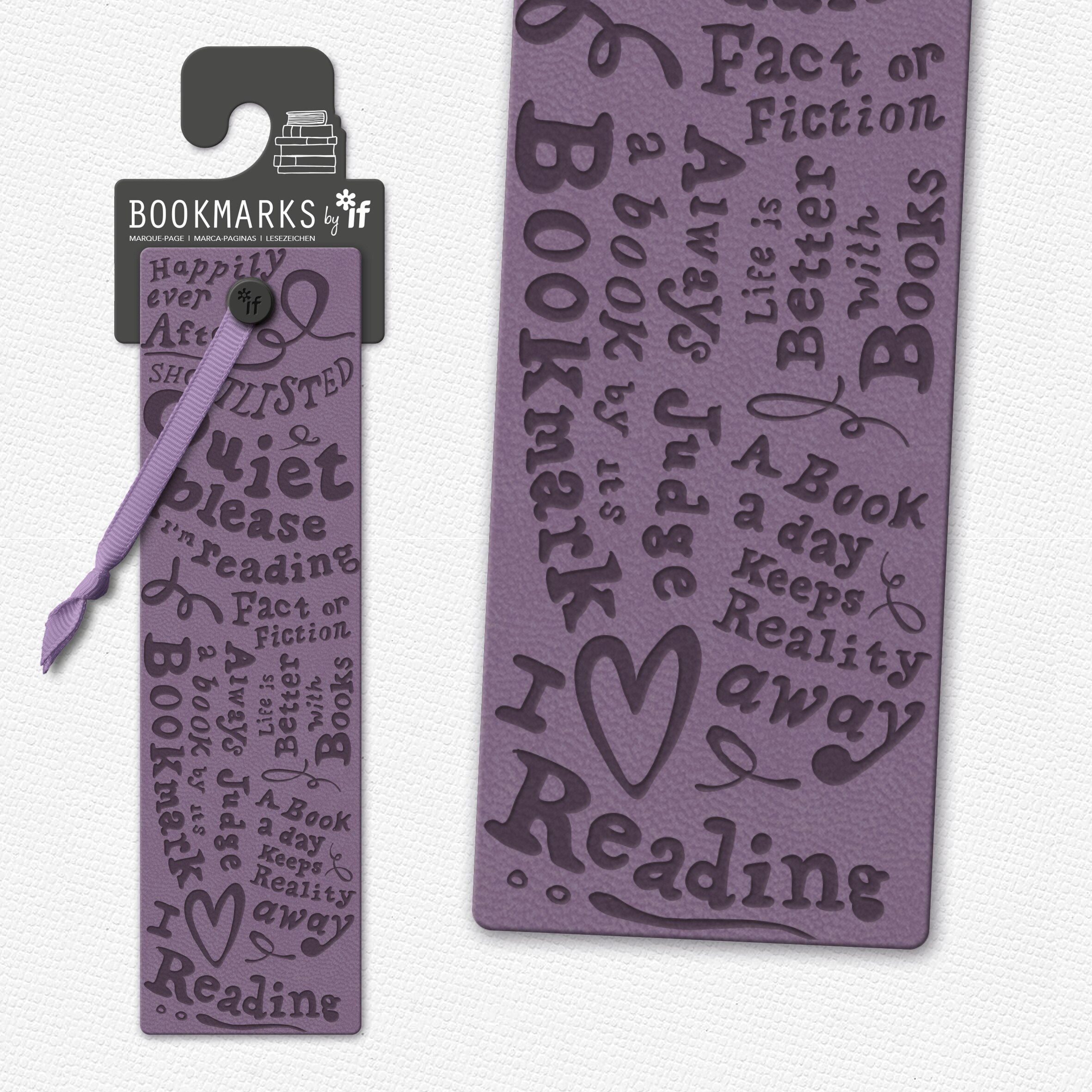 Marcador de livros Tipografía Literaria "Silencio, por favor" Catwalk-669 Multicolor Multicolor-2