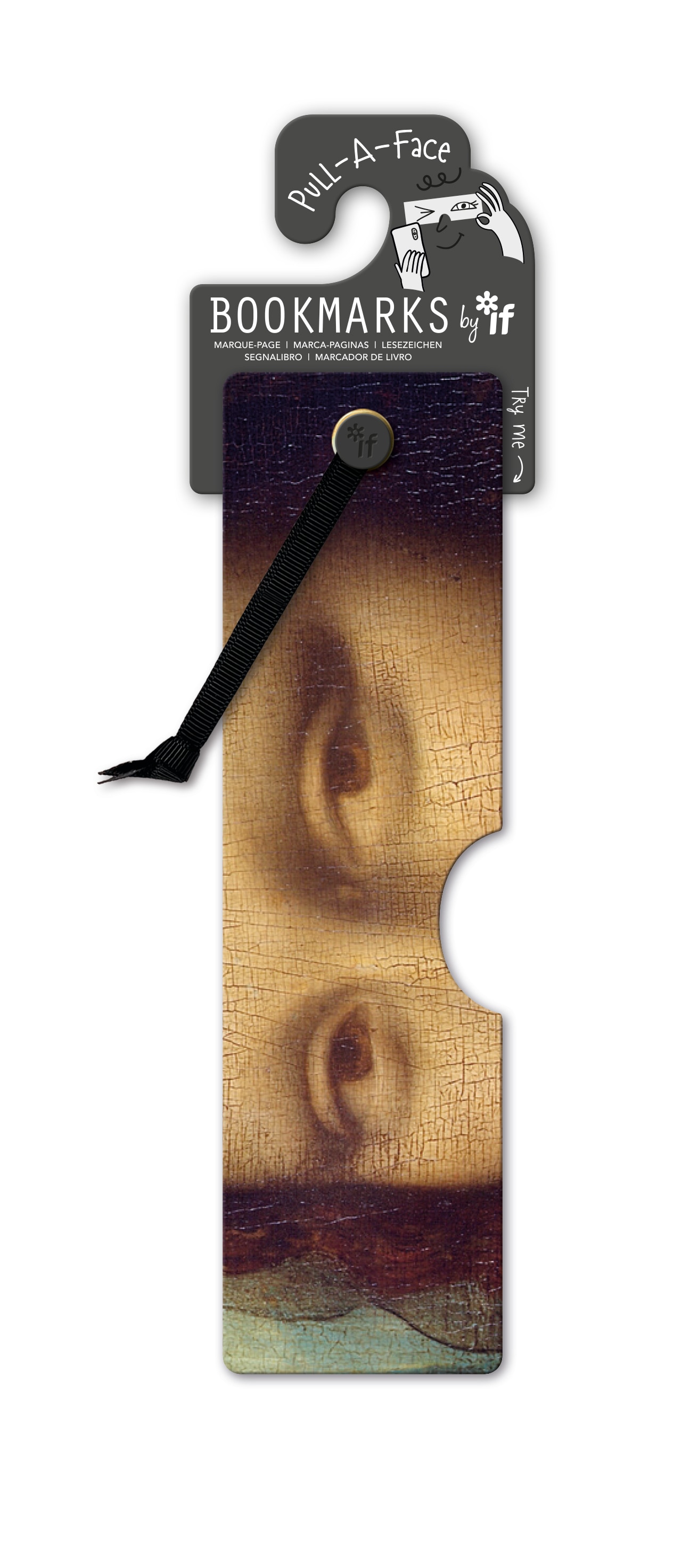 Imagem 0 de Marcador de livros Ponte Cara Mona Lisa Catwalk-669 Multicolor