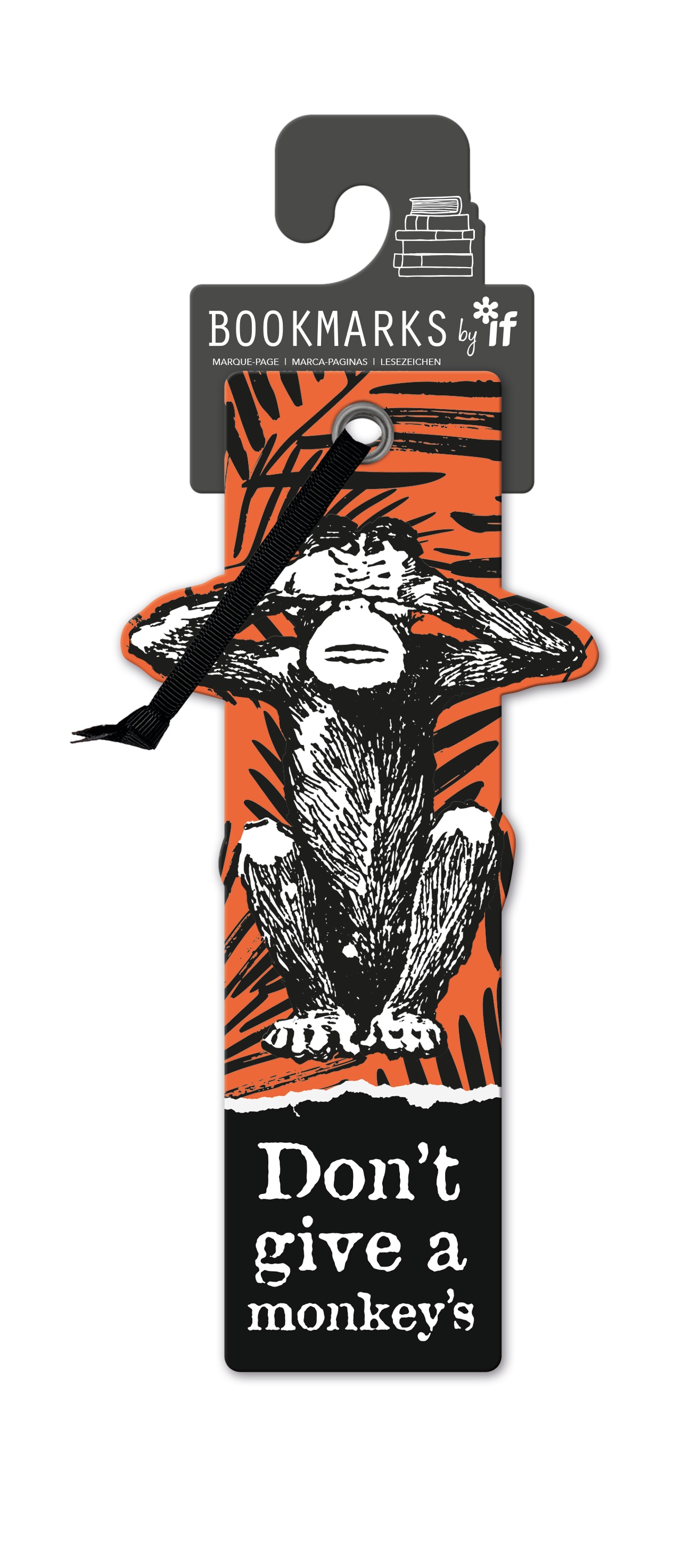 Imagem 0 de Marcador de livros Peculiar Macacos Catwalk-669 Multicolor