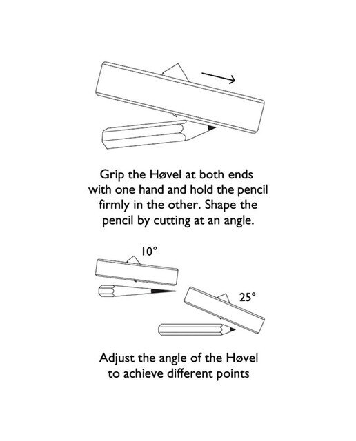 Apara-Lápis Høvel by Makers Cabinet Preto-5