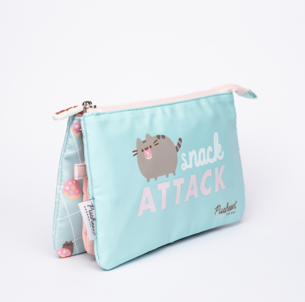 Estojo Triplo Pusheen Foodie Collection Verde Verde-3