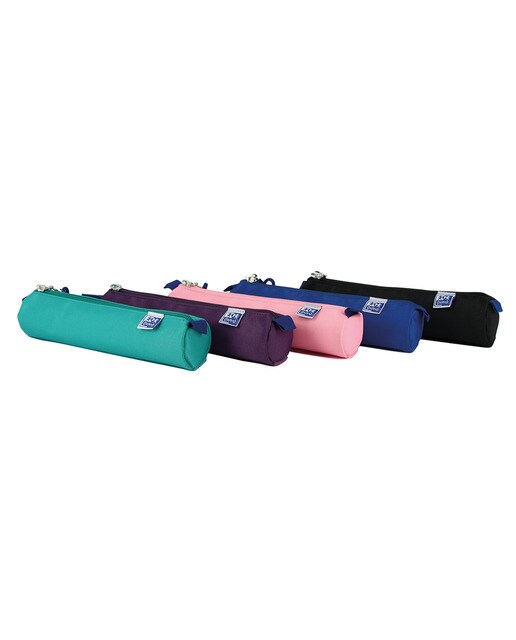 Estojo Redondo Pequeno em Poliéster Kangoo Teens - 22x4,5x4,5 cm Sortido-1