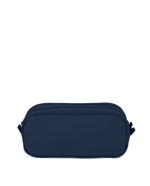 Estojo com Dois Compartimentos e Fecho de Correr Large Accessory Pouch - Azul marinho Azul / azul marinho-2
