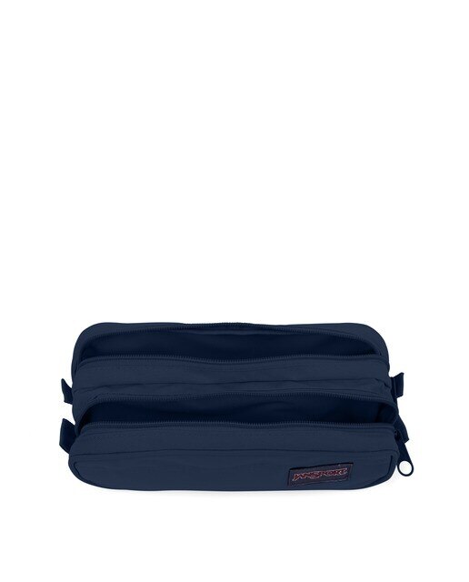 Estojo com Dois Compartimentos e Fecho de Correr Large Accessory Pouch - Azul marinho Azul / azul marinho-4