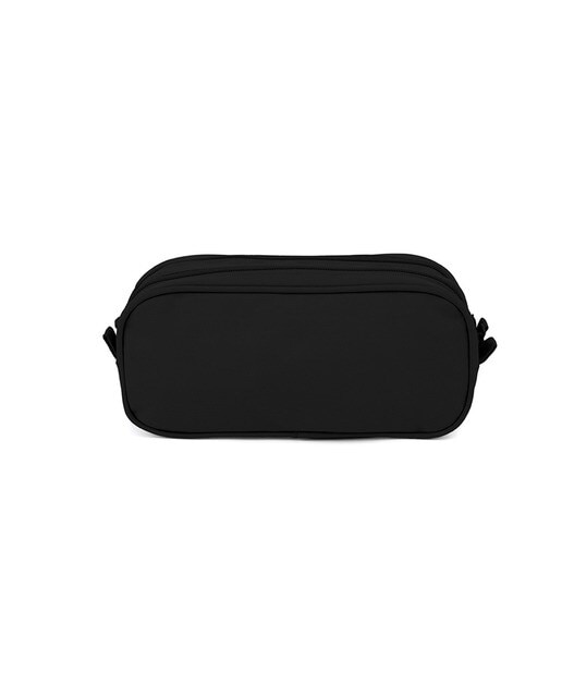 Estojo com Dois Compartimentos e Fecho de Correr Large Accessory Pouch - Preto Preto-2