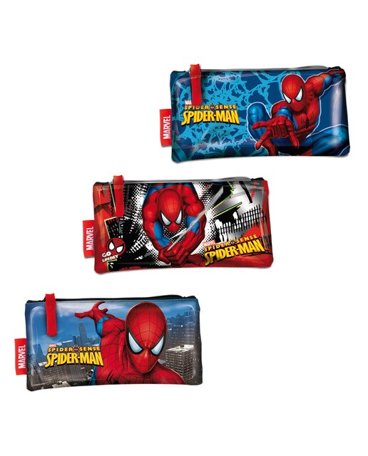 Imagem 0 de Estojo Simples Plano Marvel Spiderman - Artigo Sortido. Envio realizado de forma aleatória