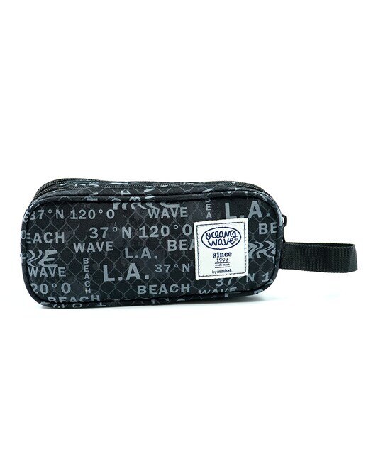 Estojo de 3 Fechos de Correr West Coast - Preto Preto / Cinzento-3