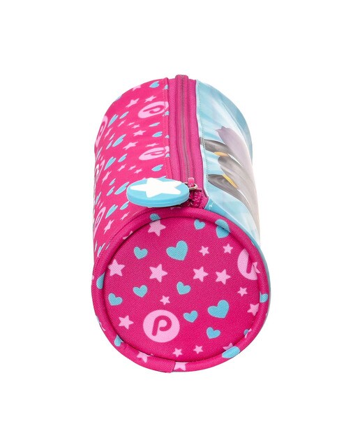 Estojo Simples Redondo Pinypon - Rosa/Azul Rosa / Azul-3