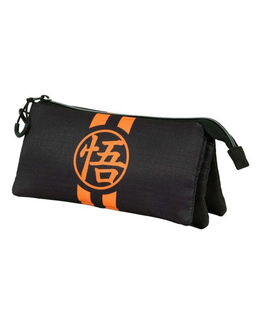 Estojo Simples Triplo Eco Lining Ball Dragon Ball - Preto Preto-1
