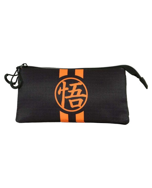Estojo Simples Triplo Eco Lining Ball Dragon Ball - Preto Preto-2
