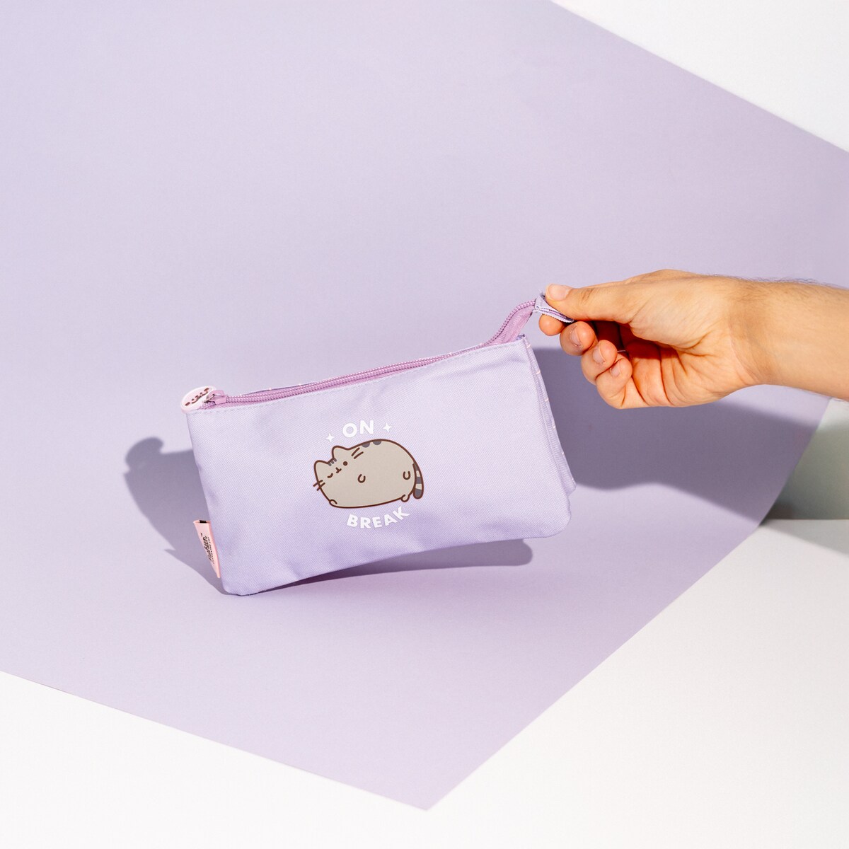 Estuche triple Pusheen Moments Erik lila Lila / Rosa-7