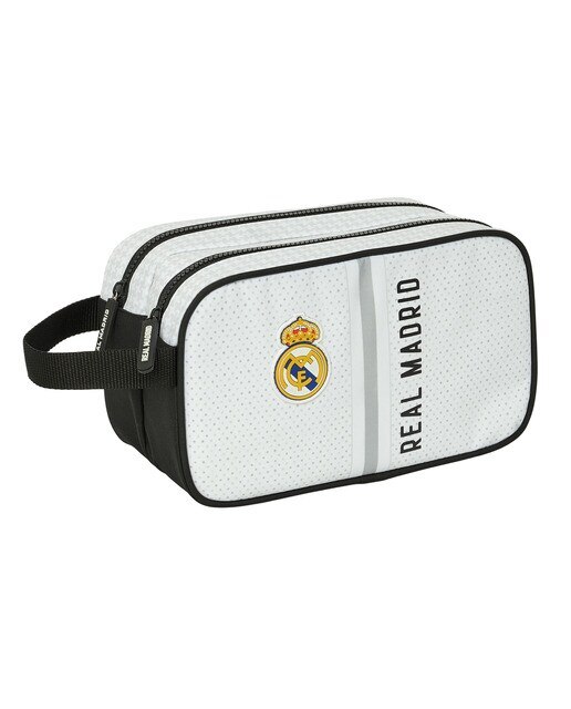 Necessaire 2 fechos adaptável ao carrinho Real Madrid C.F. 1º kit 24/25 branco e cinzento Branco / Cinzento-1