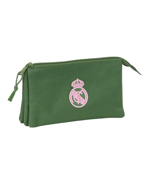 Estojo triplo Real Madrid C.F. chica caqui Caqui-1