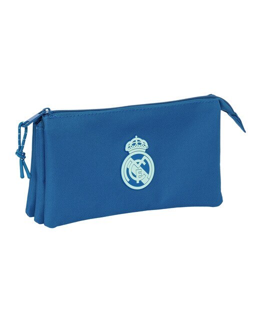 Estojo triplo Real Madrid C.F. chica azul Azul-1