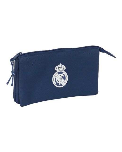 Estojo triplo Real Madrid C.F. chica azul marinho Azul-marinho-1