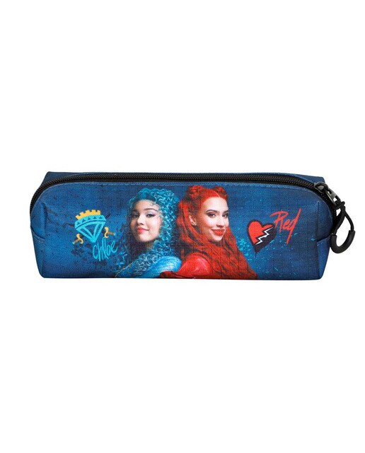 Estuche portatodo cuadrado fan 2.2 los descendientes wickedly Disney Karactermania morado Morado-3